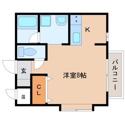 音羽町駅 徒歩17分 2階の物件間取画像